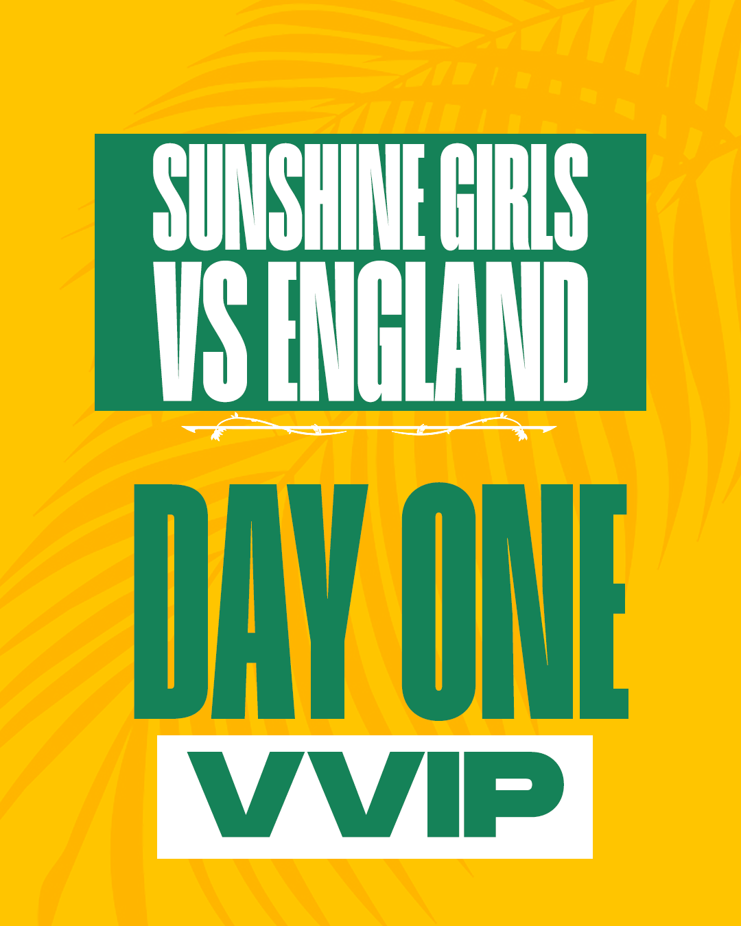 Jamaica vs England - VVIP Day 1 (Dec 5) @ 6PM